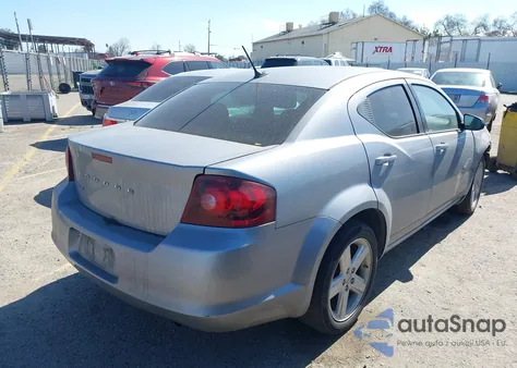 2013 Dodge Avenger Se z USA, uszkodzony, nr VIN 1C3CDZAB8DN643862